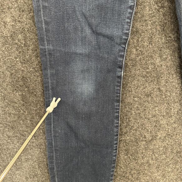 Tory Burch Jeans Womens 26 Blue Cropped Skinny Denim Stretch Mid Rise Casual - Picture 5 of 12